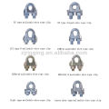 malleable wire rope clip type U.S type are high quality electro-galvanized Wire Rope Accessories